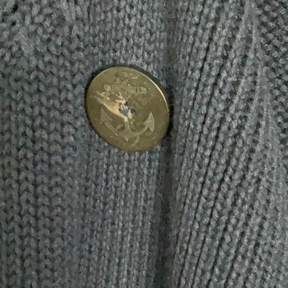 525 America sailor double breasted anchor button/snap closure wool lined pockets - Picture 15 of 16